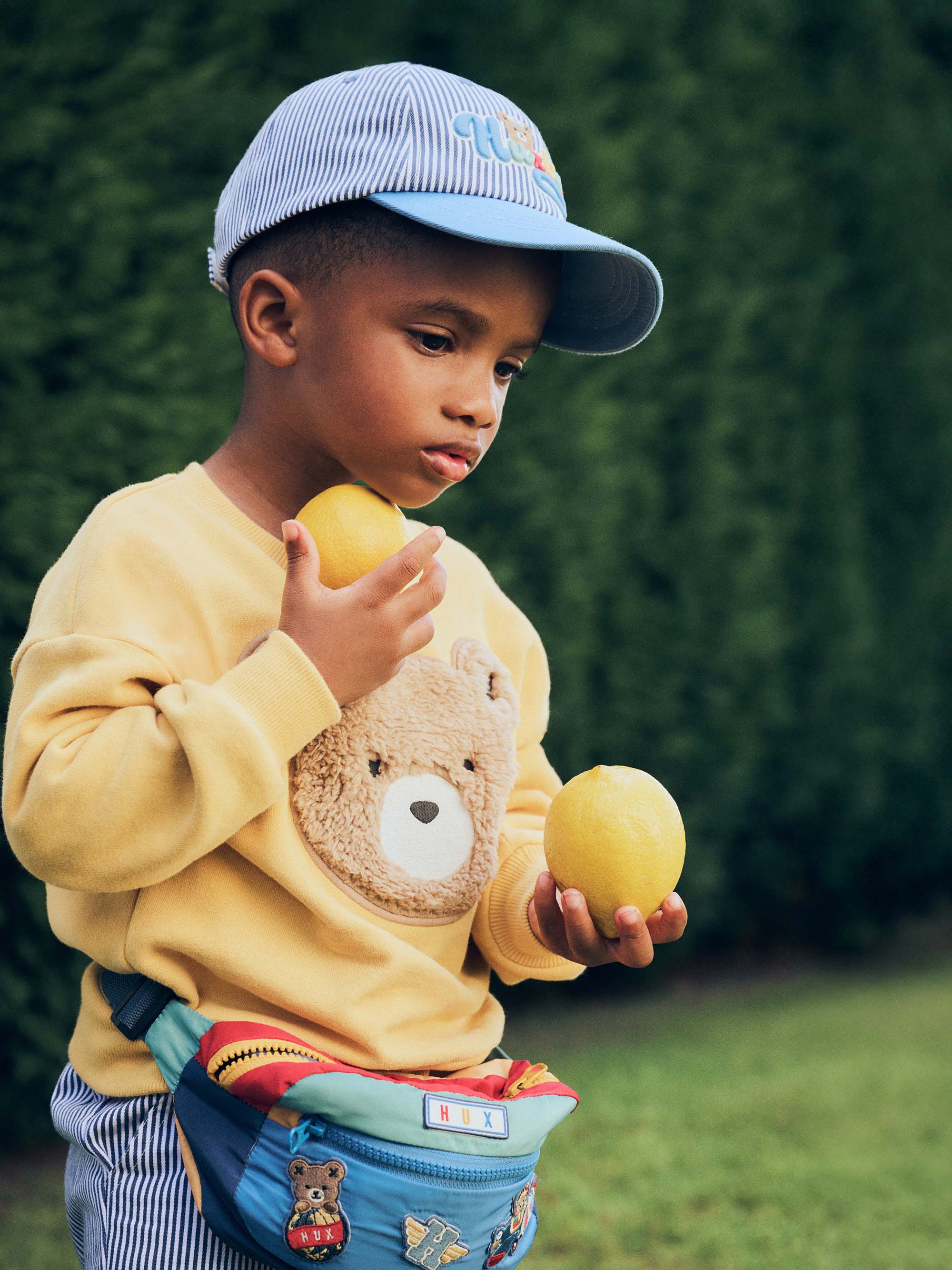 Furry Huxbear Sweatshirt Yellow - Image 5