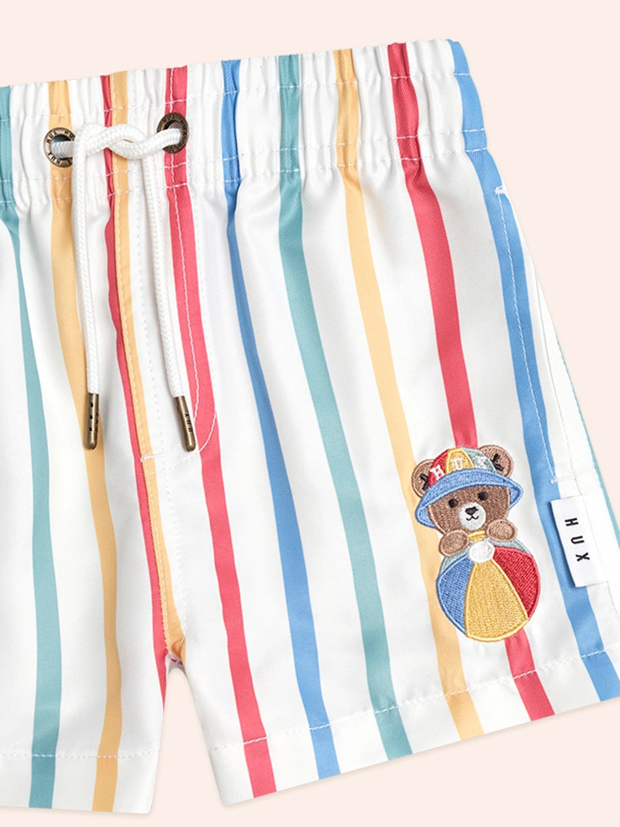 Huxbear Stripey Swim Shorts - Image 4