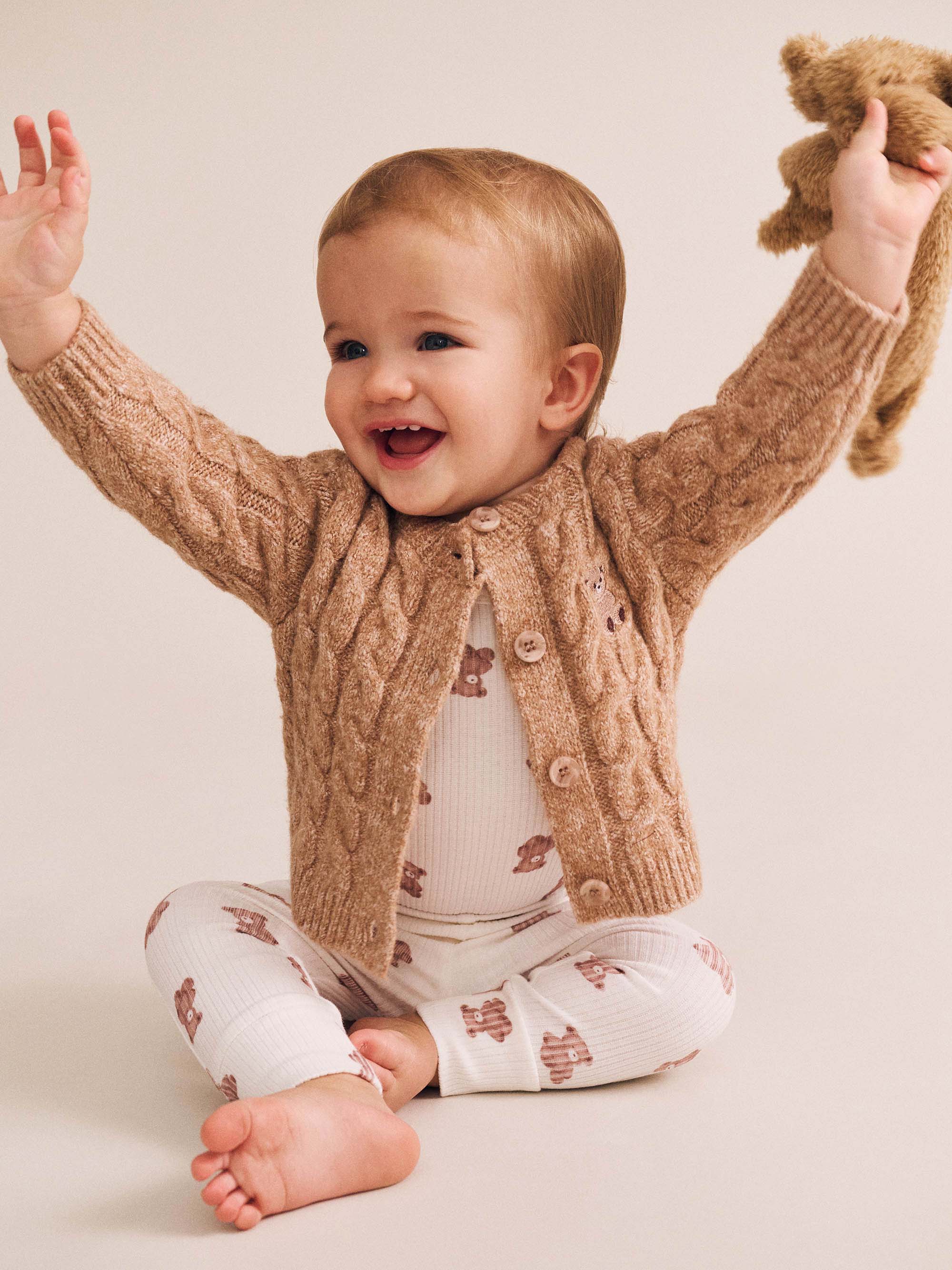 My First Hux Newborn Knit Cardi - Image 6