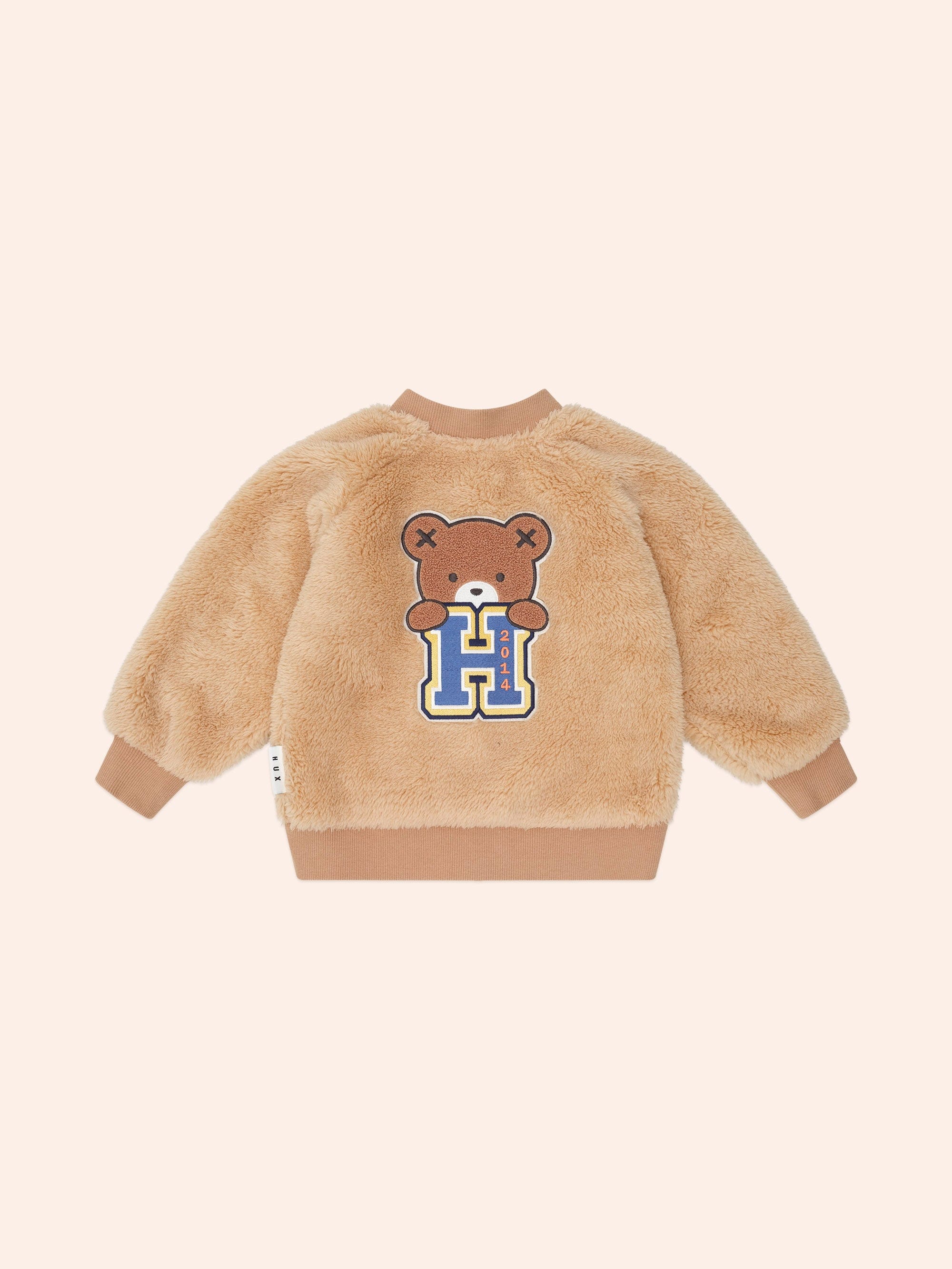 Varsity Hux Fur Jacket - Image 4