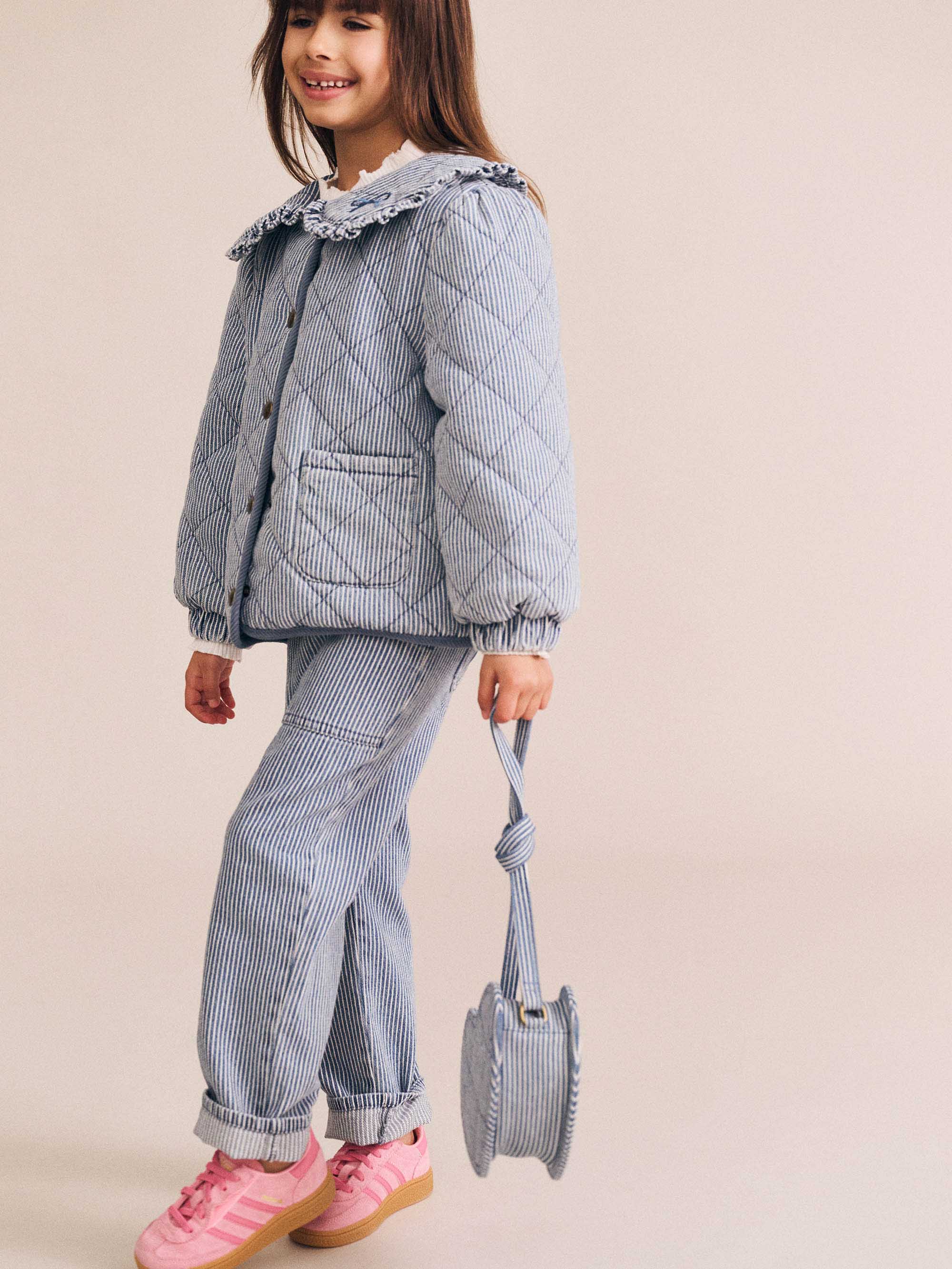 Vintage Bow Paperbag Denim Pant - Image 5