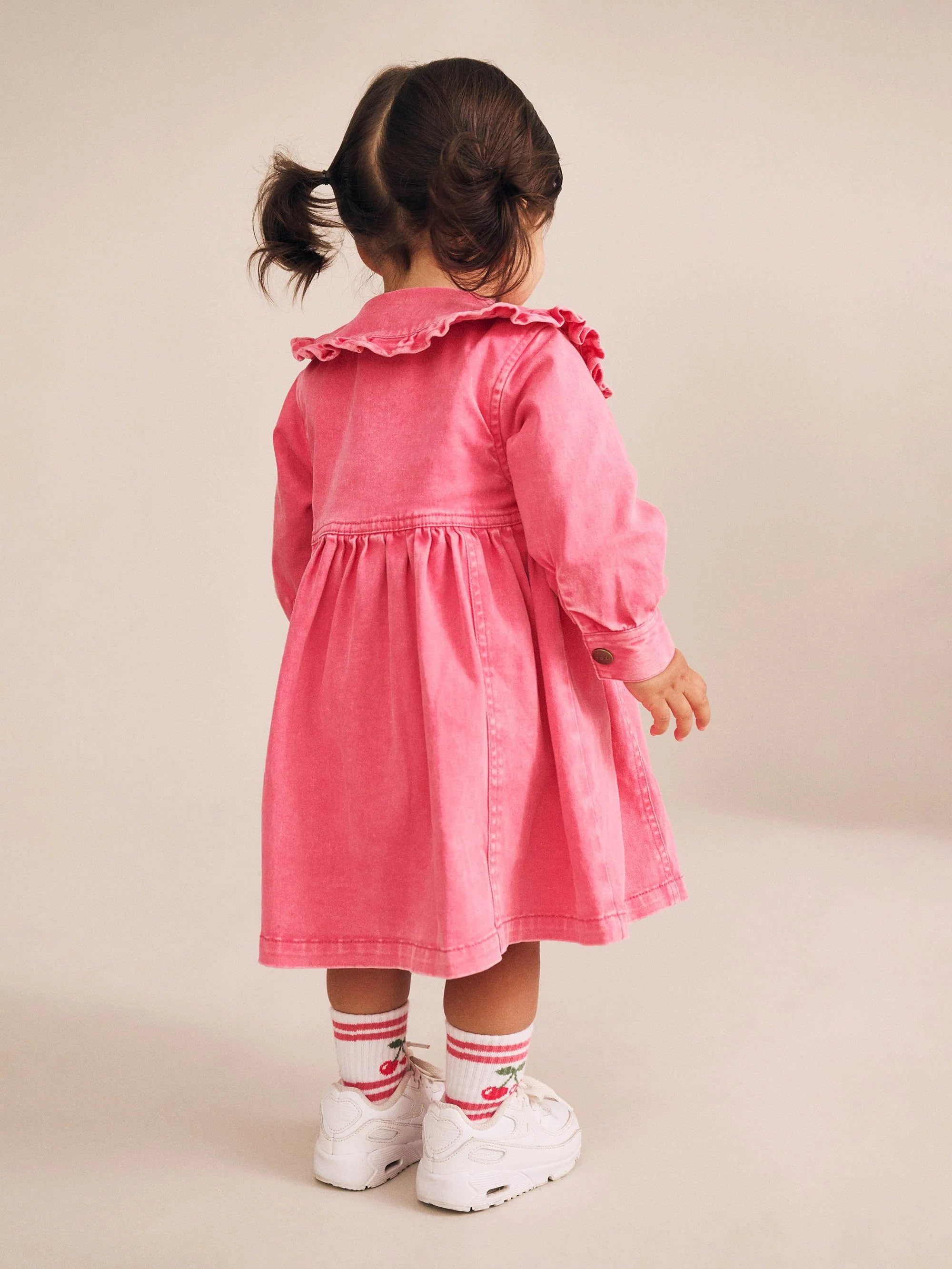 Vintage Cherry Collar Dress - Image 5